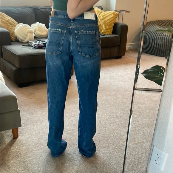 American Eagle Outfitters Blue Boyfriend Jeans - Picture 2 of 8